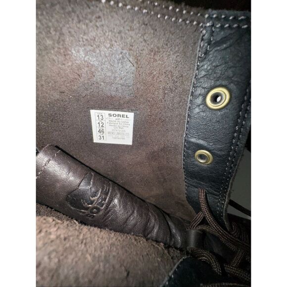 Sorel Hi-Line Lace Boots Men’s Size 13 Waterproof Leather - Picture 8 of 8